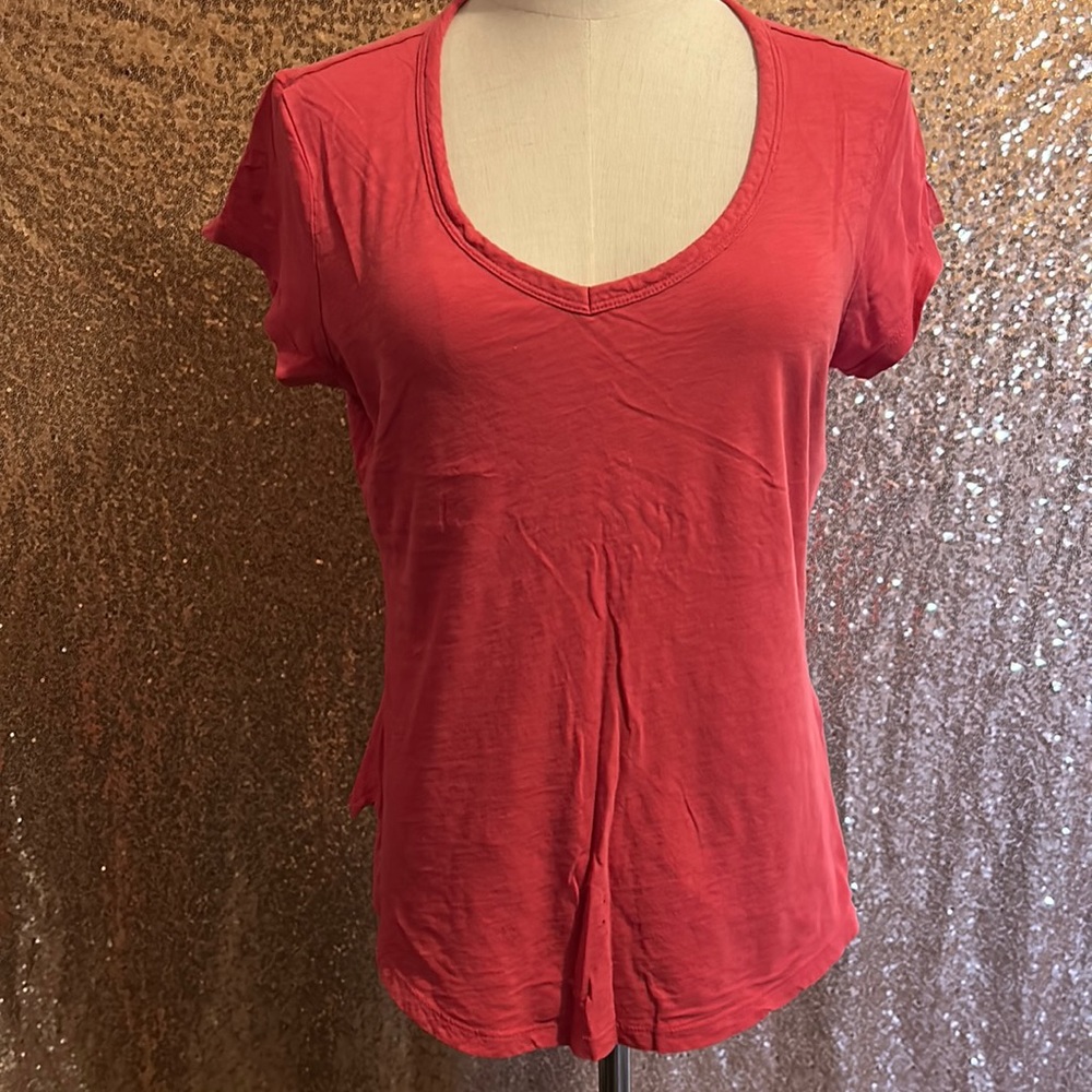 Mercer and Madison coral shirt (Medium)
